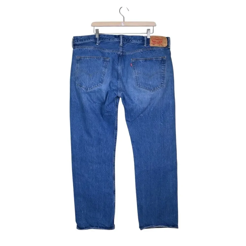 Levi's 501 Mens Straight Leg Button Fly Jeans 42x32